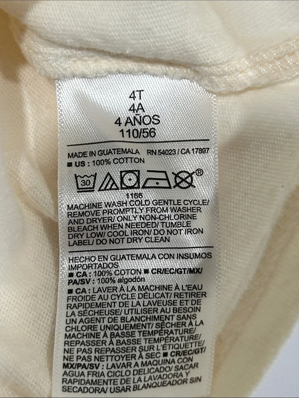 Old Navy Boys Long Sleeve Raglan Shirt in Navy and Cream with Light Blue Pocket